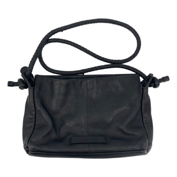 Elk Black Leather Shoulder Bag | Classic Style - Picture 1 of 8